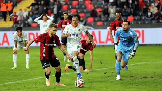 Gaziantep FK - Corendon Alanyaspor: 1-1