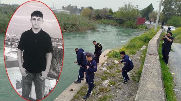 Mersin'de Berdan Çayı'na atlayan genç, suda kayboldu