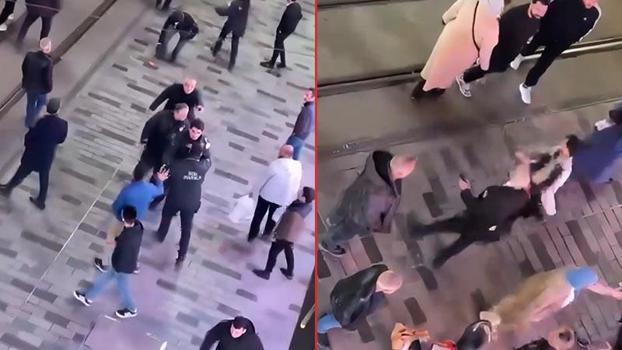 İstiklal Caddesi’ndeki AVM'de tekmeli yumruklu kavga; yeğenini teyzesi kurtardı