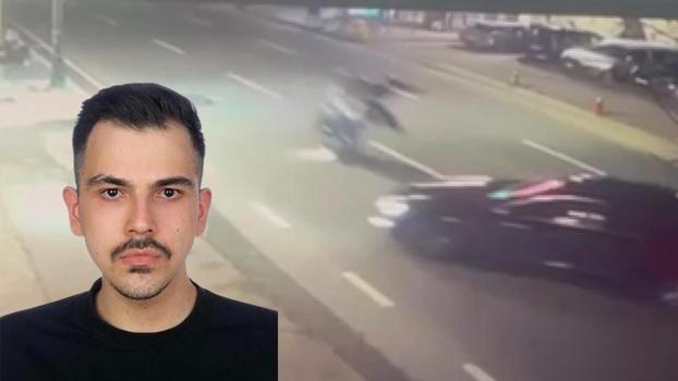 Beşiktaş’ta motosikletle otomobile çarparak takla atan 2 kişi öldü; kaza anı kamerada