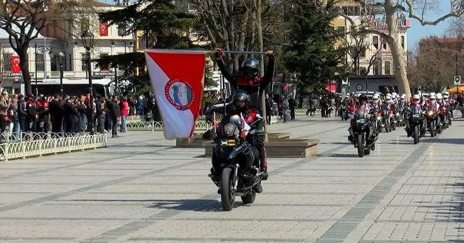 İstanbul'da Türk Polis Teşkilatının 181. yıl dönümü kortej geçişiyle kutlandı
