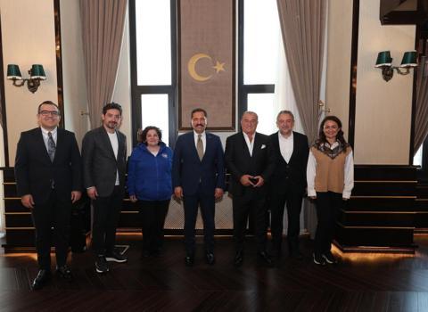 Fatih Terim, Hatay Valisi Masatlı’yı ziyaret etti