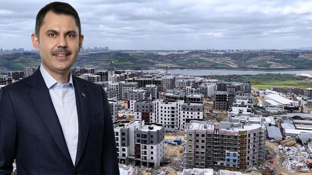 Bakan Kurum, Sazlıbosna’daki 'İlk Evim Projesi’nin sosyal konutlarını paylaştı