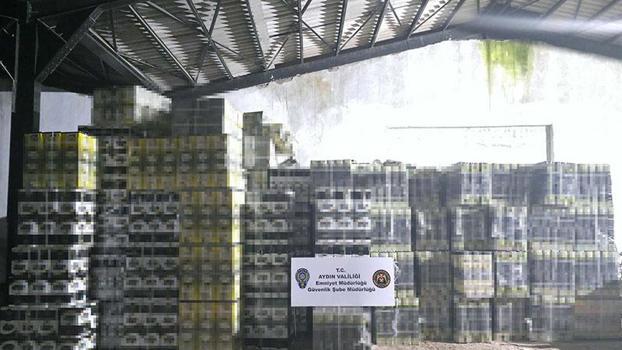 Aydın'da doluma hazır 6 bin litre tağşiş zeytinyağı ele geçirildi