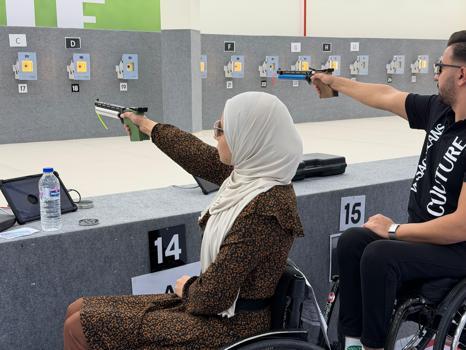 TÜBİTAK projesiyle spora başlayan 2 fizik tedavi hastası, atıcılıkta Türkiye şampiyonu oldu / Ek fotoğraflar