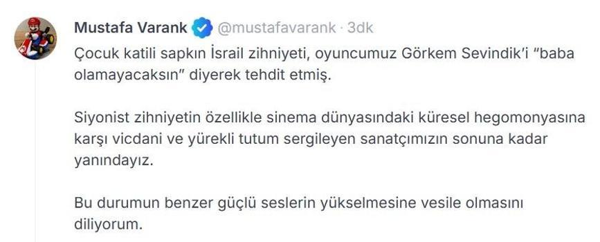 Mustafa Varank’tan 'Kadir Baba’ya destek: Vicdani ve yürekli bir tutum