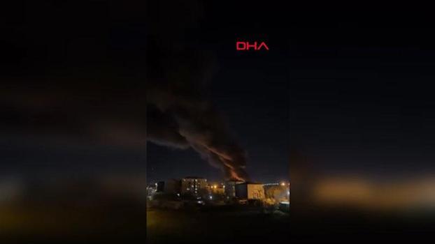 Tuzla'da kumaş fabrikasında yangın