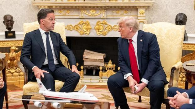 ABD Başkanı Trump, NATO Genel Sekreteri Rutte ile Beyaz Saray'da görüştü