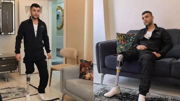 Akın motosiklet kazasında bacağını kaybetti, hayırseverler 450 bin liralık protezle yürümesini sağladı