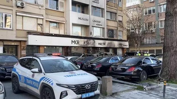 Beşiktaş'ta araç kiralama şirketinde 14 aracın kundaklanmasıyla ilgili 11 kişi gözaltına alındı