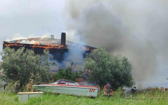 Çanakkale’de yangın çıkan villa kullanılamaz hale geldi