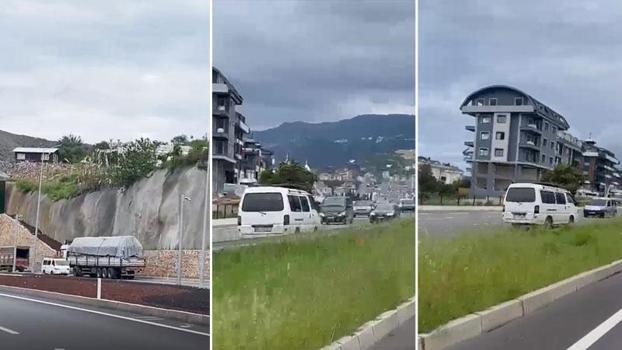 Minibüsüyle ters yönde ilerleyip trafiği tehlikeye atan sürücüye ceza