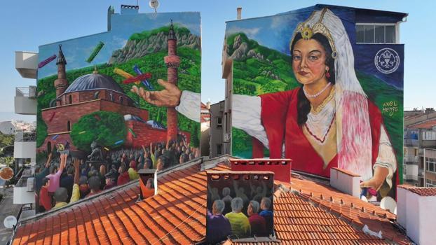 Manisa'nın sokakları sanatla renkleniyor