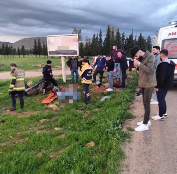Mardin’de devrilen motosikletin sürücüsü öldü
