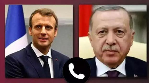 Cumhurbaşkanı Erdoğan, Fransa Cumhurbaşkanı Emmanuel Macron ile görüştü