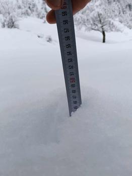 Çorum'da kar yağışı