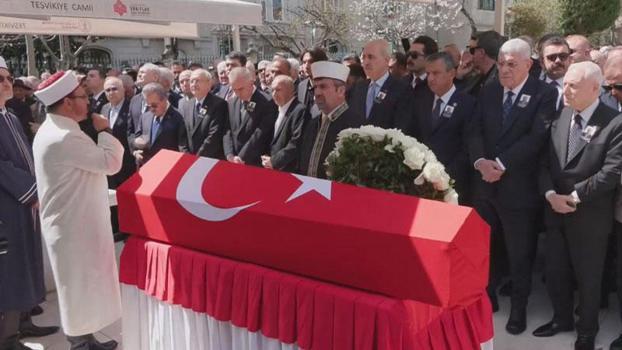 Eski TBMM Başkanı Hüsamettin Cindoruk son yolculuğuna uğurlandı