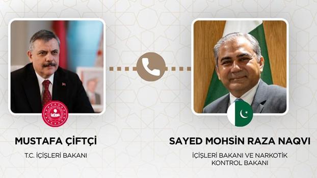 Bakan Çiftçi, Pakistanlı mevkidaşı Naqvi ile görüştü