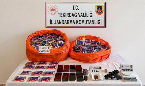 Tekirdağ'da uyuşturucu operasyonunda 8 tutuklama