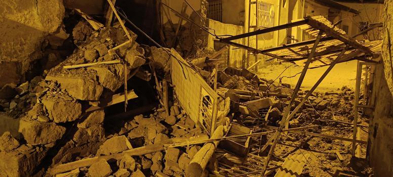 Kayseri’de müstakil ev çöktü; hasar oluştu