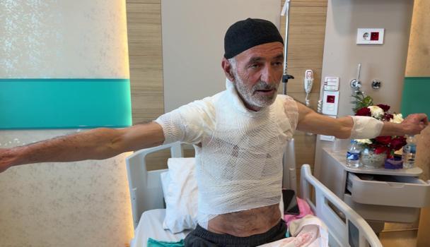 Güneş enerji sistemindeki arızayı tamir ederken üzerine dökülen sıcak su vücudunu yaktı