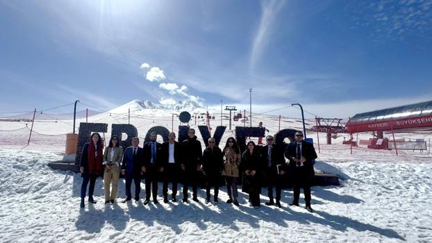 Belçika’nın Ankara Büyükelçisi, Erciyes’i ziyaret etti