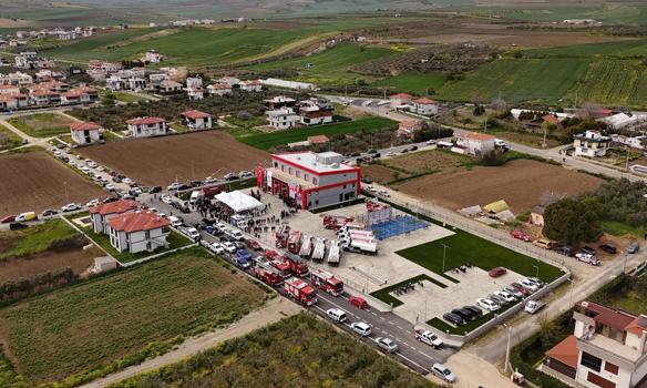 Şarköy'e kurulan modern itfaiye istasyonu törenle açıldı