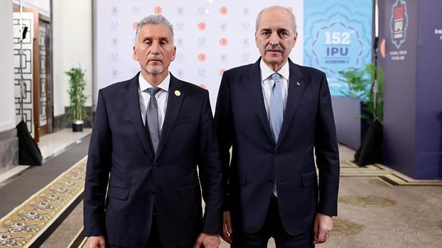 TBMM Başkanı Kurtulmuş, Bosna Hersek Halklar Meclisi Başkanı Ademoviç ile bir araya geldi