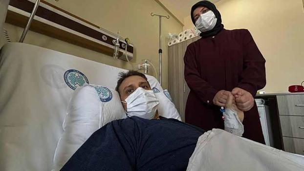 Siroz hastası eşini yaşatmak için 21 kilo verip, donör oldu