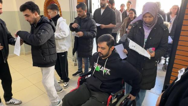 Engelli Kamu Personeli Seçme Sınavı yapıldı