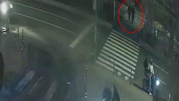 Beşiktaş’ta üniversite öğrencisi Zümra'nın hayatını kaybettiği kaza kamerada