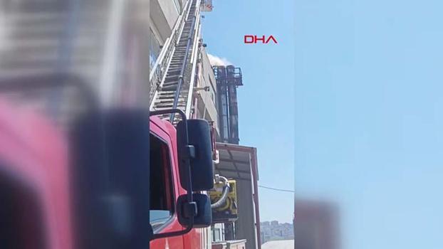 Esenyurt'ta tekstil fabrikasında yangın