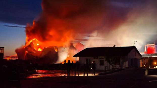 Edirne’de kereste fabrikasında yangın