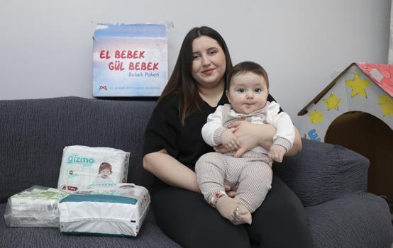 ‘El Bebek Gül Bebek Projesi' ile ailelere destek