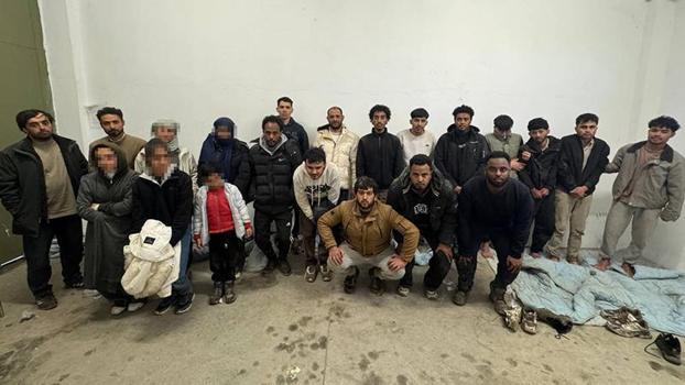 Edirne’de 21 kaçak göçmen yakalandı