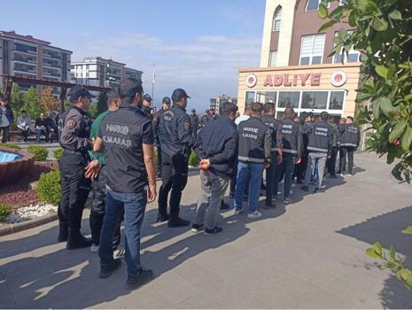 Kahramanmaraş merkezli uyuşturucu soruşturmasında 45 tutuklama