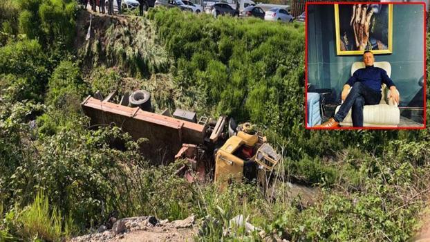 Vincin dereye uçtuğu kazada ölen sürücü toprağa verildi; eşi 4'üncü çocuklarına hamileymiş