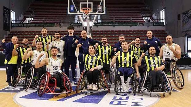 Fenerbahçe Tekerlekli Sandalye Basketbol Takımı, Galatasaray'ı yenerek Avrupa Şampiyonu oldu