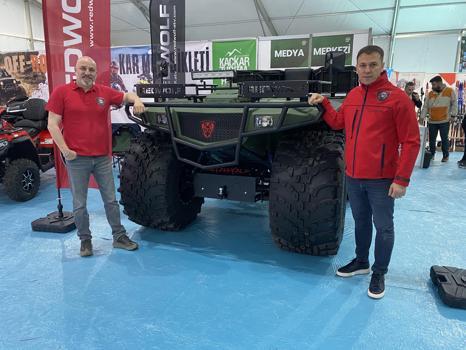 Rusya’da gördüler, Türkiye’de ürettiler; dev ATV suda yüzüyor, dağları aşıyor