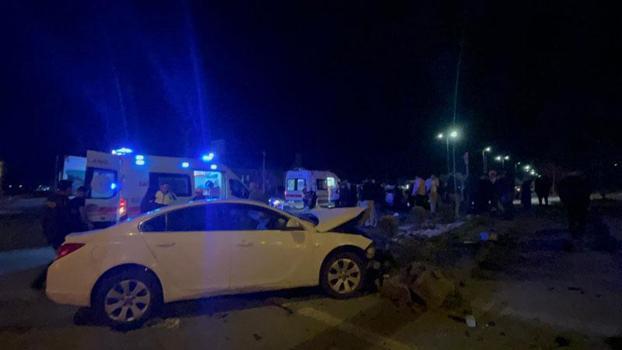 Kayseri'de iki otomobil çarpıştı: 4 yaralı