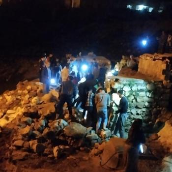 Mardin'de çöken ahırdaki 2 büyükbaş hayvan öldü