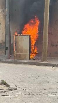 Mardin’de elektrik panosunda yangın