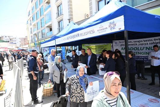 Aydın'da ata tohumlarından üretilen fideler dağıtıldı