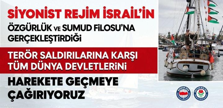 Eğitim-Bir-Sen: Sumud Filosu için dünya devletleri somut adım atmalı