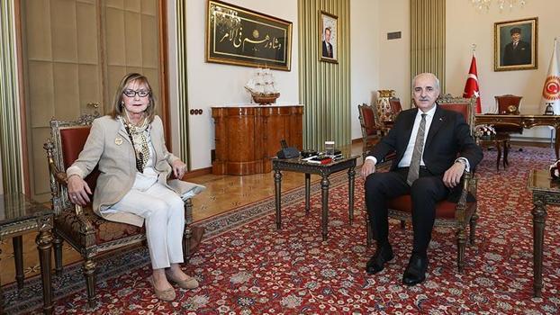 TBMM Başkanı Kurtulmuş, Bosna Hersek'in Ankara Büyükelçisi Colakovic'i kabul etti