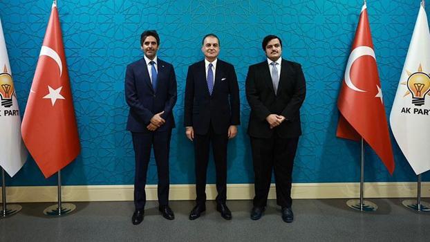 Ömer Çelik, Katar Büyükelçisi Al-Henzap ve Başkatip Al-Thani ile görüştü