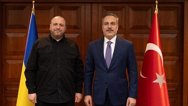 Bakan Fidan, Ukrayna Milli Güvenlik ve Savunma Konseyi Sekreteri Umerov ile görüştü