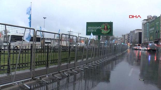 İstanbul'da 1 Mayıs önlemleri kapsamında Kadıköy Meydanı araç trafiğine kapatıldı
