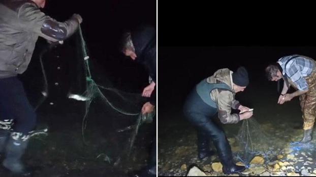 Van'da kaçak avlanan 100 kilo canlı inci kefali tekrar suya bırakıldı