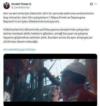Cumhurbaşkanı Yardımcısı Yılmaz: Çalışanları daima merkeze aldık